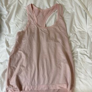 Lululemon Athletica Light Pink Tank Top